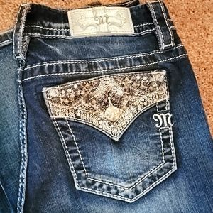 Miss Me Mid Rise Easy Boot Jeans, Sz 28